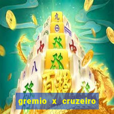 gremio x cruzeiro ao vivo hd